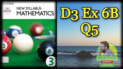 Q5 || Ex-6B || D3 || NSM || Coordinate Geometry || O