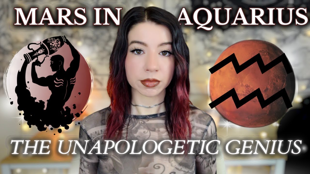 MARS in AQUARIUS Woman & Man ♒️ your SENSUALITY & DRIVE✨Mars in ASTROLOGY (astrology for BEGINNERS)