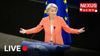 LIVE: EU Chief Ursula von der Leyen Addresses EU Parliament on Middle East Crisis