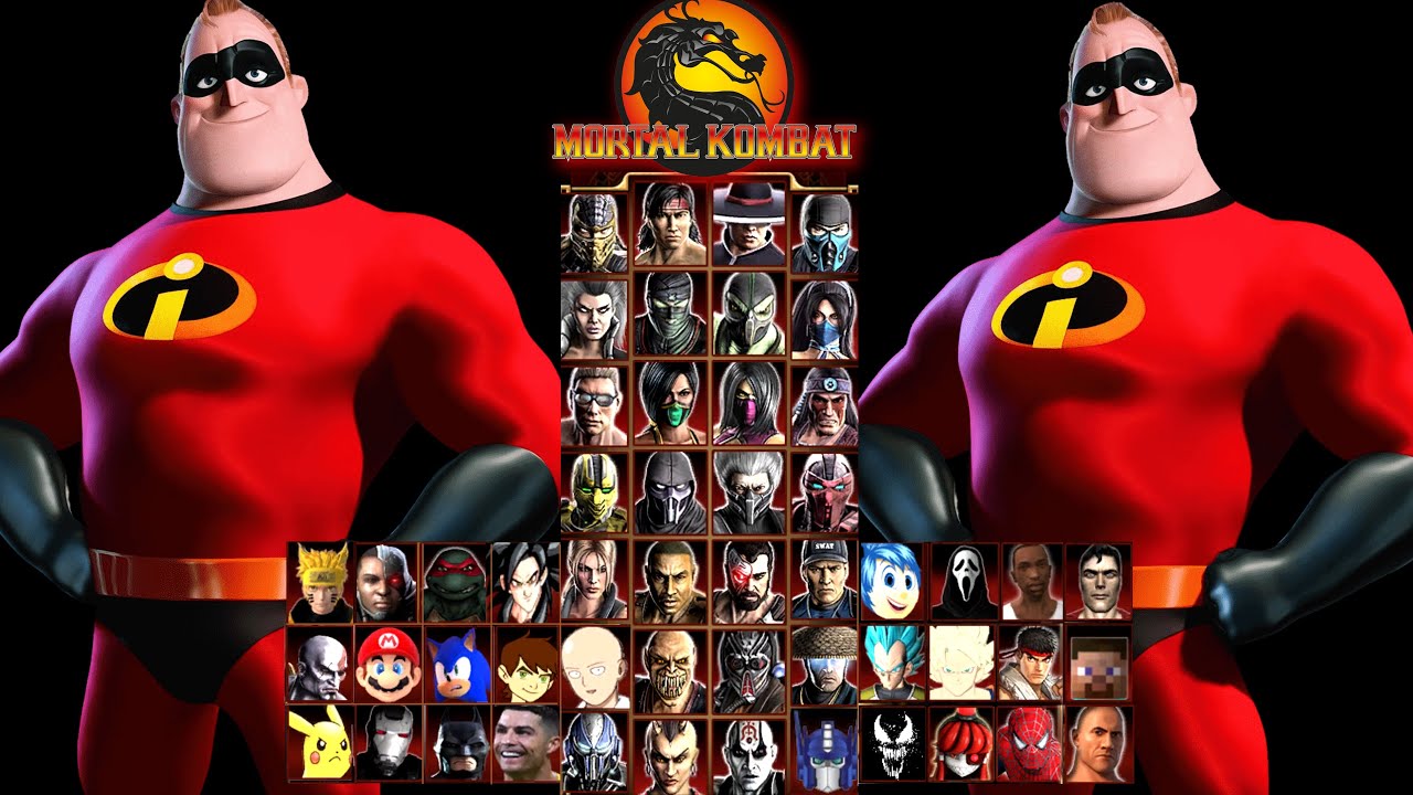 MORTAL KOMBAT 9 |  BOB PARR Mr Incredible | EXPERT ARCADE LADDER | GAMEPLAY (4K60FPS)