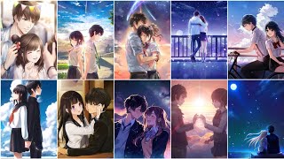 Cute Anime Couple dp photo | Cartoon couple dpz | Couple Anime dp/dpz/images/pics