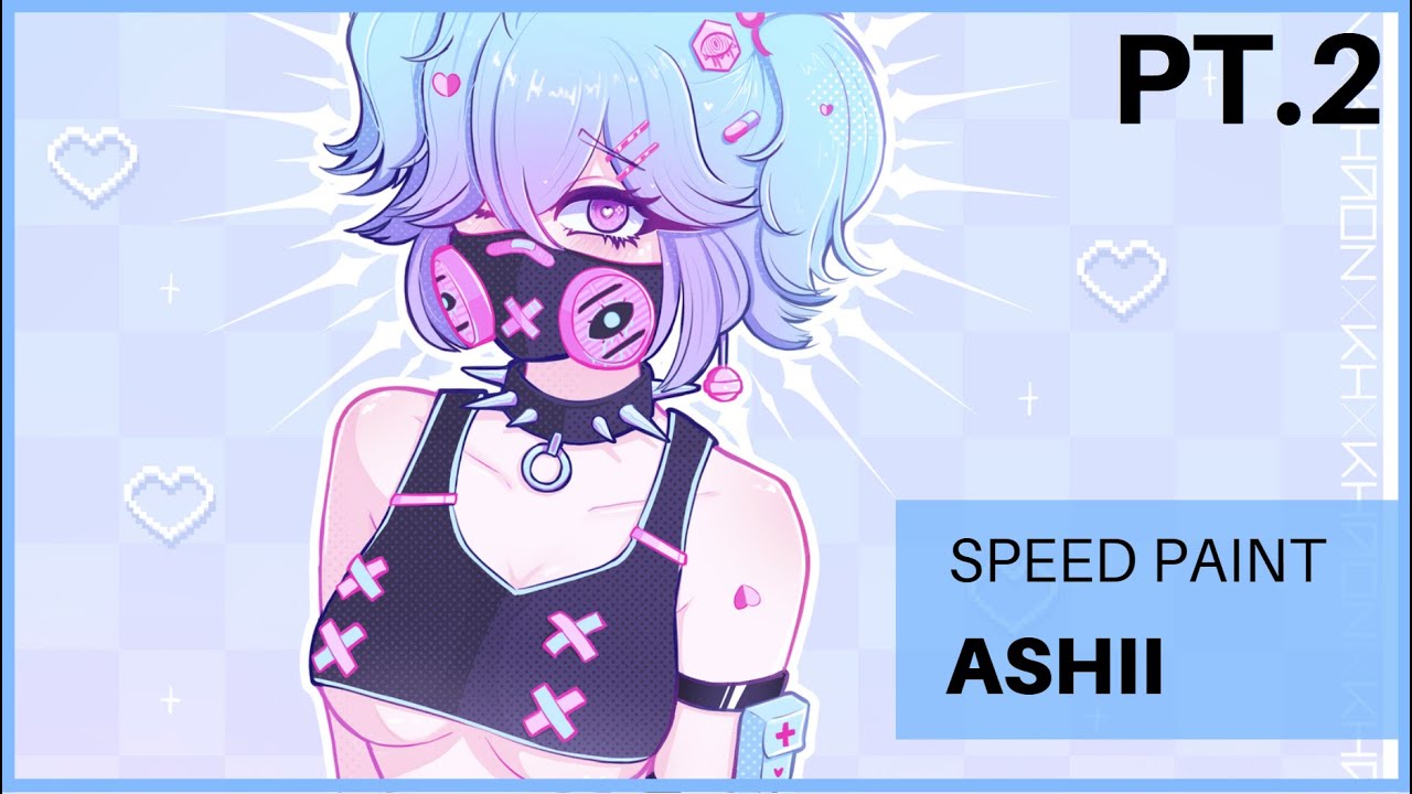 My first Oc Ashii!!! (Speedpaintt)♡♡ - YouTube