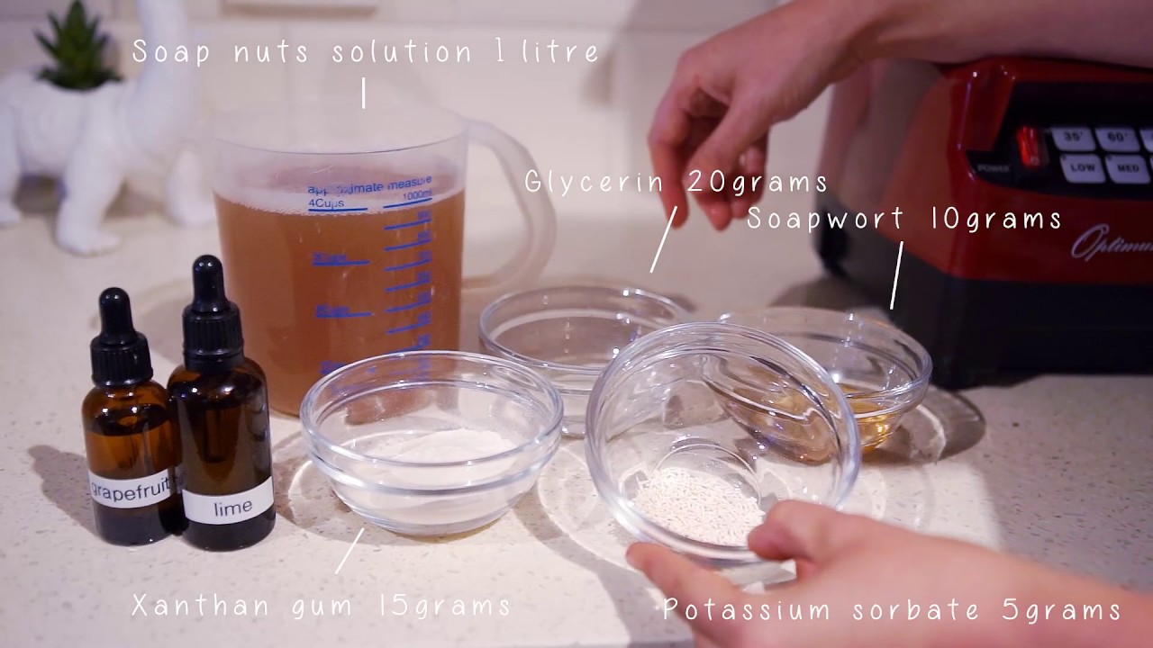 How to Make Soap Nut Shampoo Part 2 of 2 - YouTube