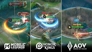 Mikasa (MLBB) VS Mikasa (HOK) VS Mikasa (AOV) : Skin Effects Comparison l Fanny, Jing, Aoi screenshot 1