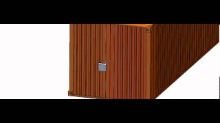 How to lock a PearLoxx container lock and tracker