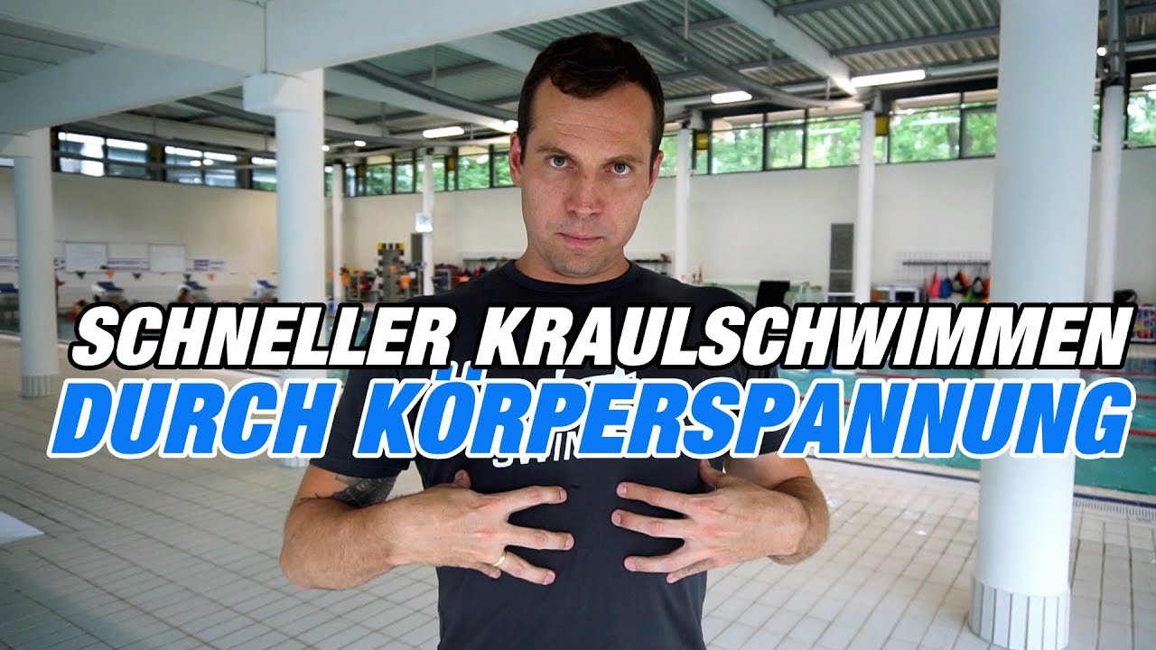 Schneller Kraulschwimmen durch Körperspannung (+1 simple Übung) | SWIMAZING UNIVERSITY