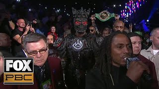 Deontay Wilder's Ring Walk ahead of heavyweight title fight vs. Tyson Fury | PBC ON FOX