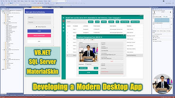 VB.NET SQL Server - การสร้างโปรเจคใหม่ และ เชื่อมต่อฐานข้อมูล SQL Server