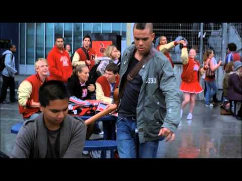 Glee-Puck And Artie Singing- One Love,one Heart.wmv