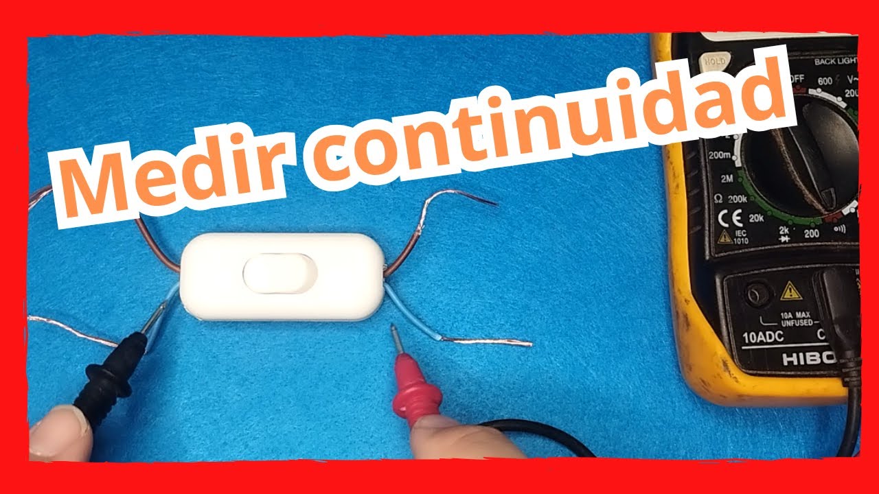 🔍 Aprende a medir continuidad con un multímetro digital 📏 - YouTube