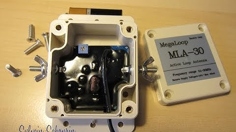 MLA-30 active loop antenna. Unboxing .
