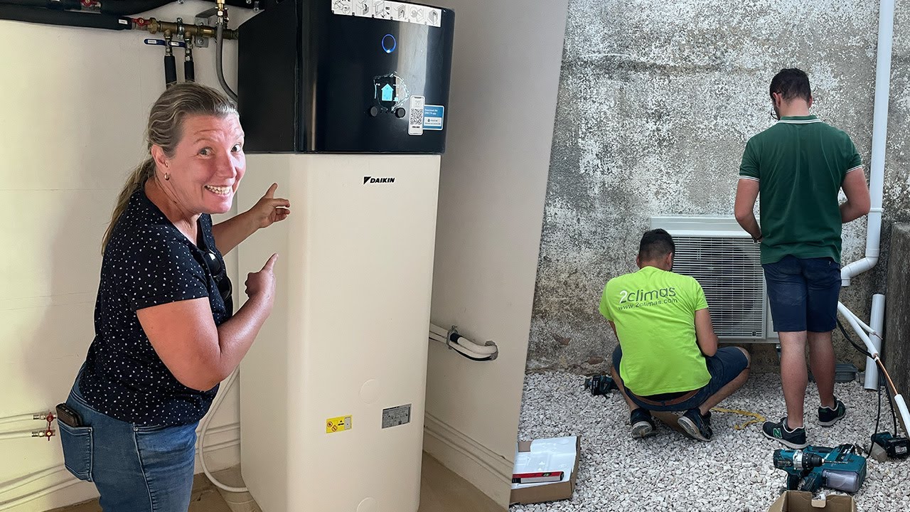 Today is a BIG Day (We have HEATING) - Daikin Heat Pump Install - YouTube