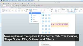 Microsoft Office Word MAC: How to Use WordArt