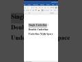 Ms Word Underline Shortcut #tutorial #shortcut #office365