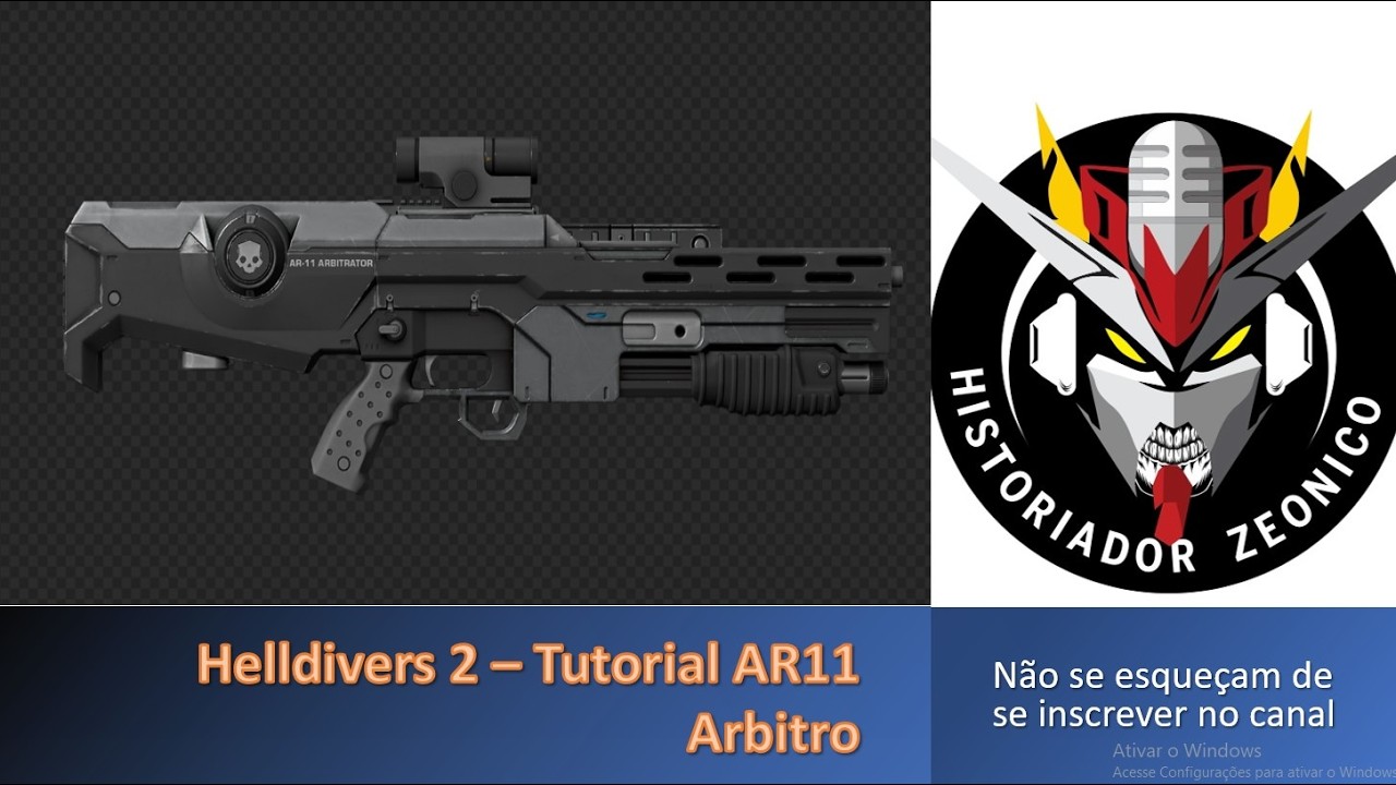 Helldivers 2: Tutorial rifle Ar 11 árbitro - YouTube