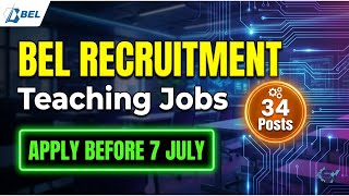 Bengaluru Govt Job 2026 📢 | BEL Vacancy | Post Graduate/Graduate | Apply Online