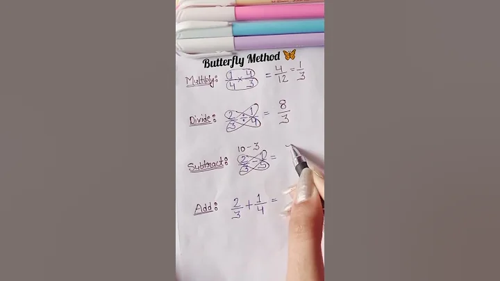 Fractions Butterfly Method #Short Video #Maths - DayDayNews
