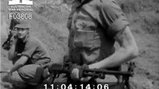 6 RAR firing captured weapons DPR/TV/481