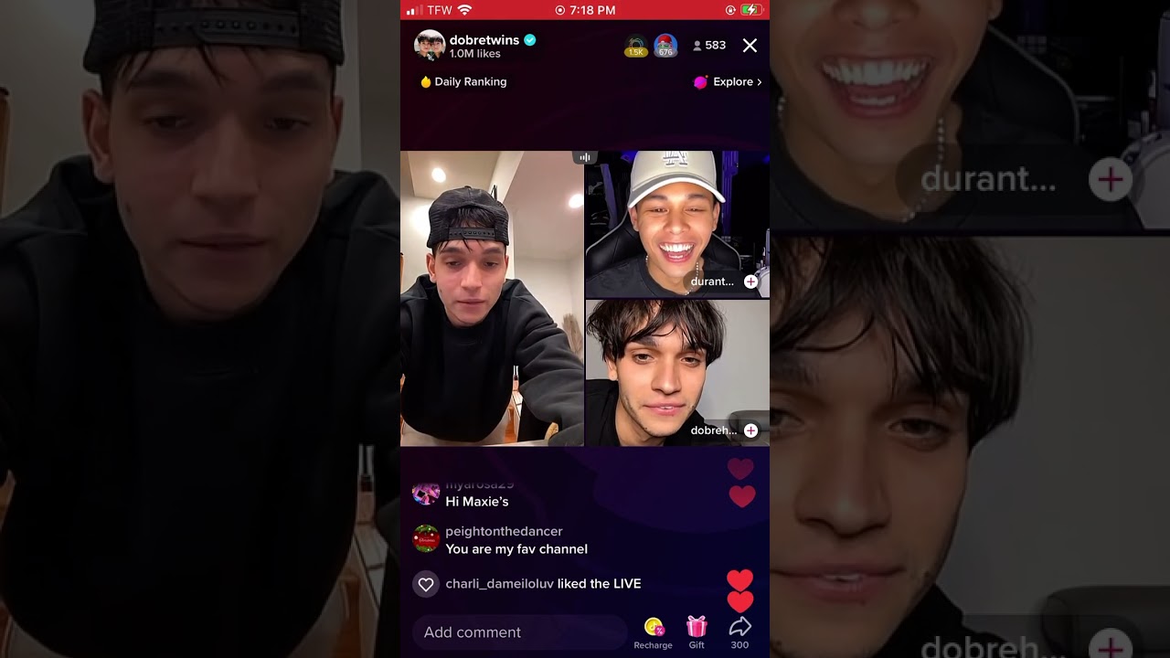 DOBRE TWINS AND GF BATTLE LIVE!!! 1/3/23 #trending #tiktok #viralshorts