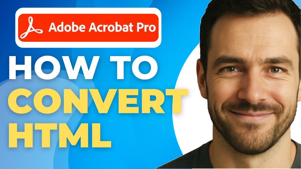 How to Convert HTML to PDF Using Adobe Acrobat 2025 - YouTube