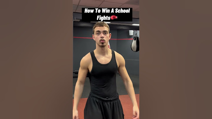 How To Win A School Fight