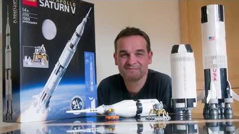 LEGO Saturn V Build Timelapse in 4K UHD