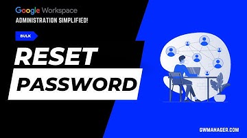 Bulk Change Google Workspace Users Password with GW Manager