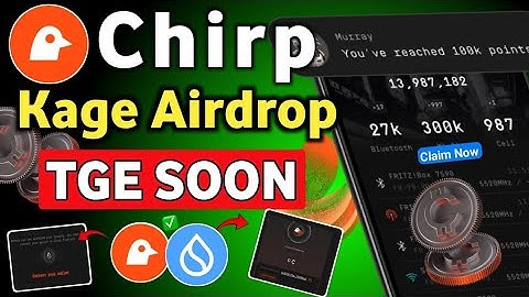 Chirp Network Airdrop TGE Soon - Connect Wallet Now - Last Chance To Join | Chirp Wallet Connection