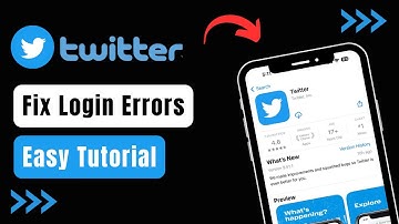 How to Fix Login Error on Twitter - Fix Twitter Login