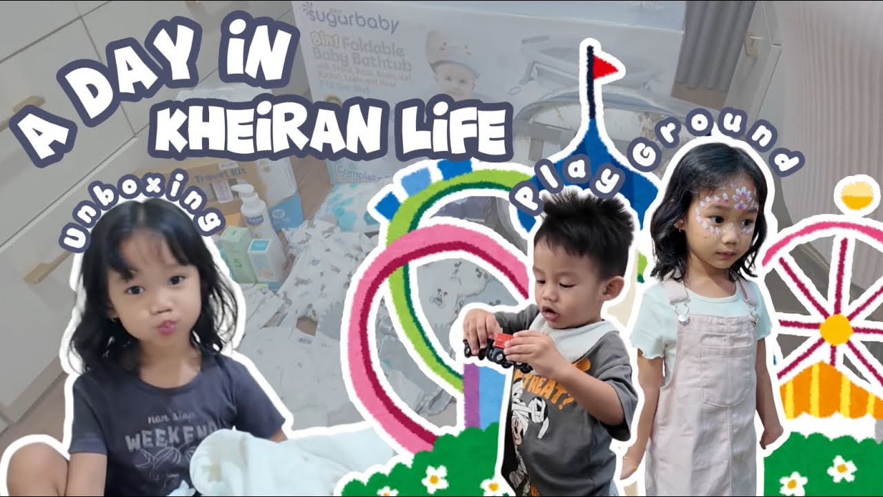 Khei Cari Perlengkapan Bayi untuk Adik yang Mau Lahir! 👶🍼 Seru Main Playground & Unboxing
