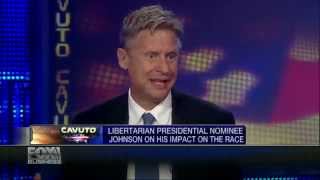 Gary Johnson Interview on Fox Business' Cavuto 10/17/12
