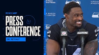 DK Metcalf: &quot;Nobody Is Going To Back Down From Competition&quot; | 2023 Minicamp Press Conference