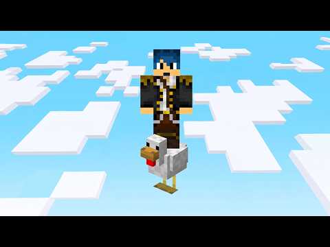Playing with ONLY 1 CHICKEN in MINECRAFT is IMPOSSIBLE!!