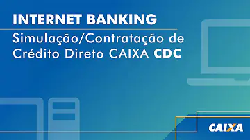 Como quitar CDC caixa pela internet?