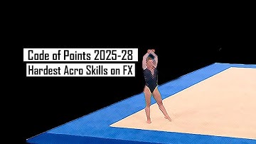The Hardest Floor Skills in the 2025-28 CoP