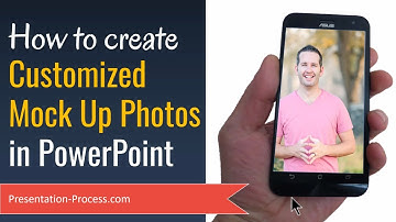 How To Customize Mock Ups With Photos in PowerPoint