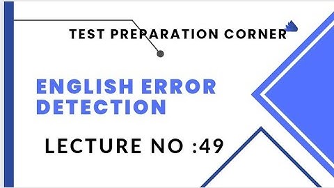 Error Detection lecture No:49 |BPS 5 to BPS 15 |Spcs |FBR |FIA| MPT