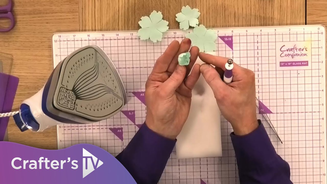 How to make a 3D peony with Flower Forming Foam