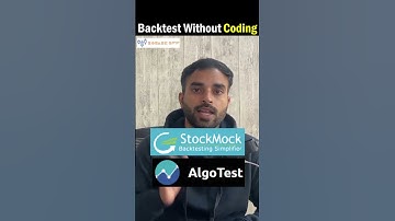 How To Backtest Trading Strategy Without Coding? | Kirubakaran Rajendran | Algo Trading