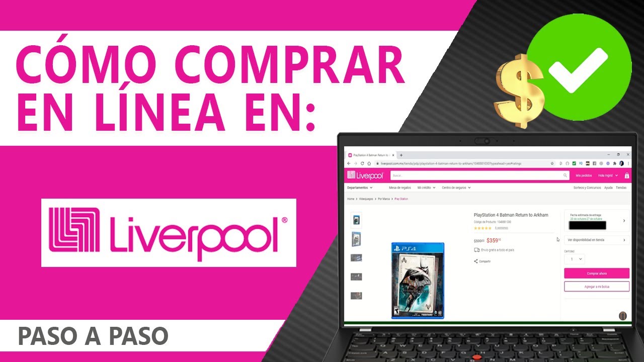 ? CÓMO COMPRAR EN LIVERPOOL EN LÍNEA POR PRIMERA VEZ | TUTORIAL | PARTE 1  | COMUNICA Y EMPRENDE - YouTube