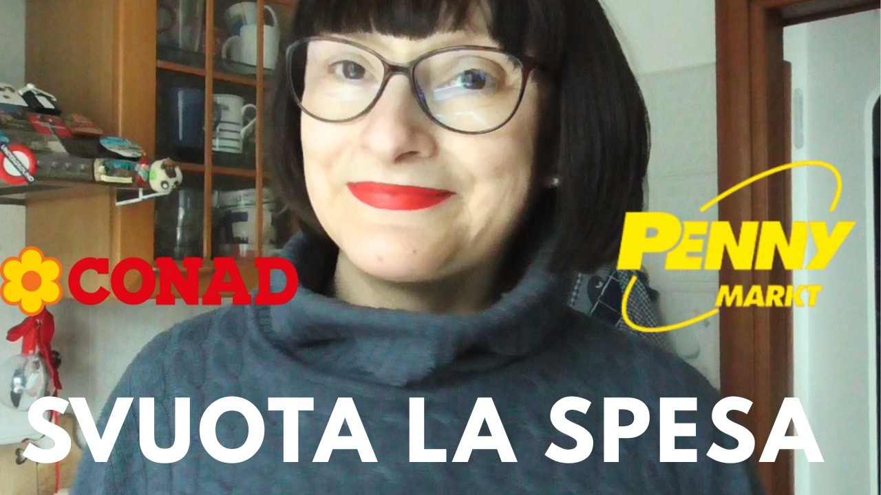 🛒 SVUOTA LA DOPPIA SPESA 🛍️ Conad e Penny Market ,🍗🍞🍟🍔😋 Spesa della settimana