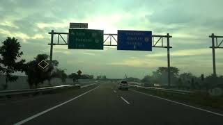 Sore Hari Saat Matahari Masih Menyilaukan Mata di Tol Solo Kertosono SOKER || Karanganyar-Solo