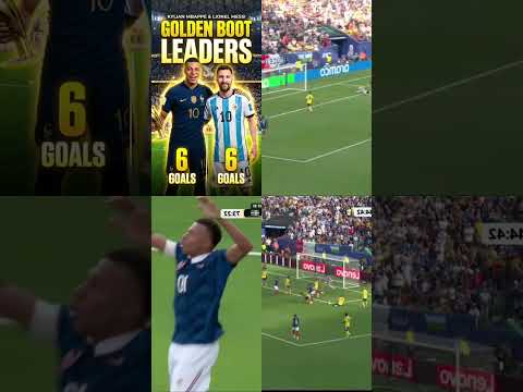 Mbappé TIES Messi! 😱 The #worldcup2026 Golden Boot Race is INSANE!  #soccer #mbappe #messi — video thumbnail