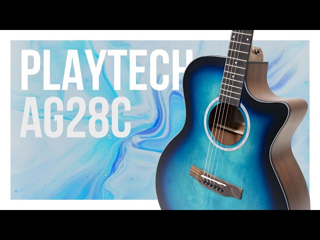 アコースティックギター AG28C Blue Burst / PLAYTECH - YouTube