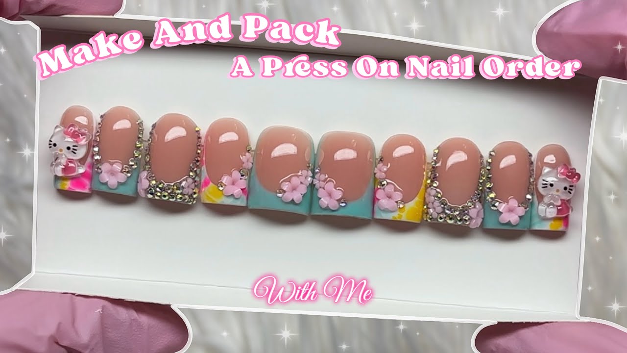 СДЕЛАЙТЕ И УПАКУЙТЕ НАРАЩИВАНИЕ НОГТЕЙ СО МНОЙ🌸 УРОКИ ПО НАРАЩИВАНИЮ НОГТЕЙ ПОЛИГЕЛЯ И ЯРКИЕ ЛЕТН...