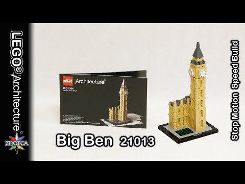 Bi Bourgeon Rusland LEGO Big Ben (London, UK) | LEGO Architecture | LEGO 21013 - Stop Motion  Speed Building Video - YouTube