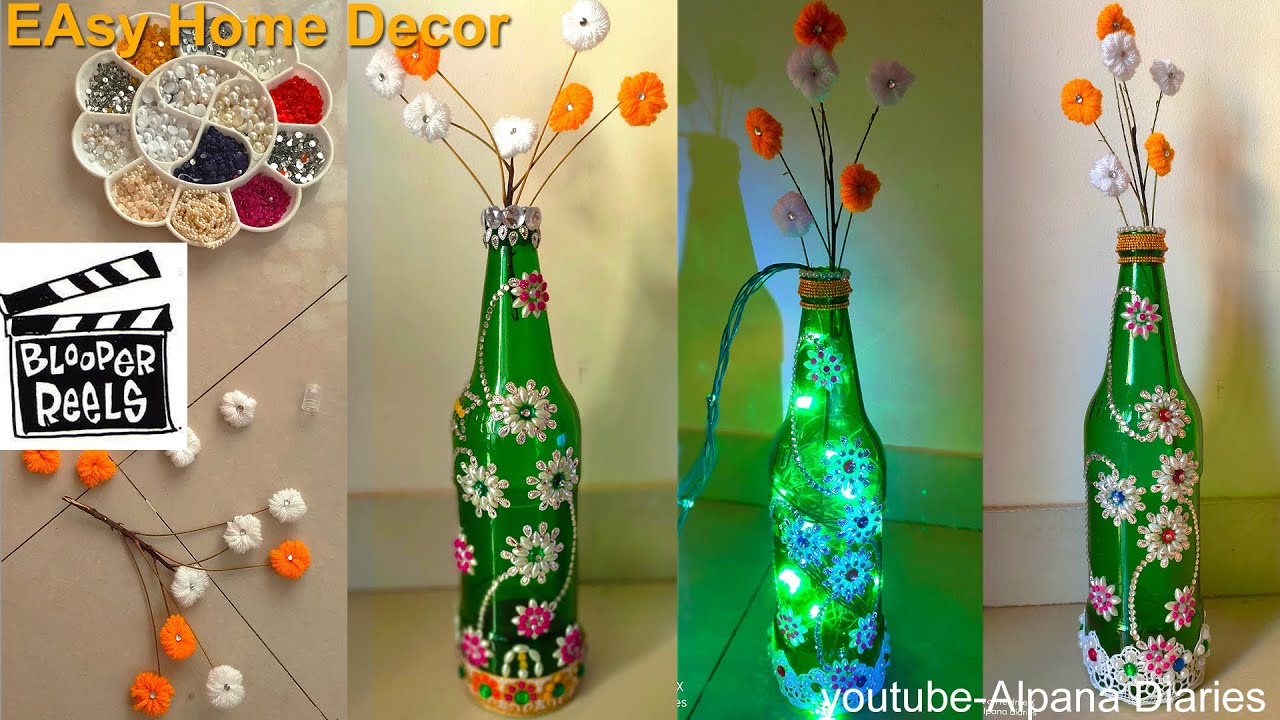 2020 Best Home decor from Beer bottles / Beautiful bottle ideas