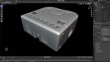 Video 1 - Hard Surface Modeling using Fluent Addon in Blender