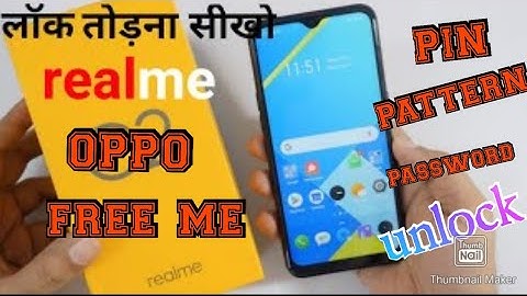 Realme c2 # Realme,oppo pattern,pin password Lock kaise tode
