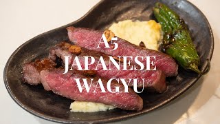 A5 wagyu ribeye from kagoshima (japan)